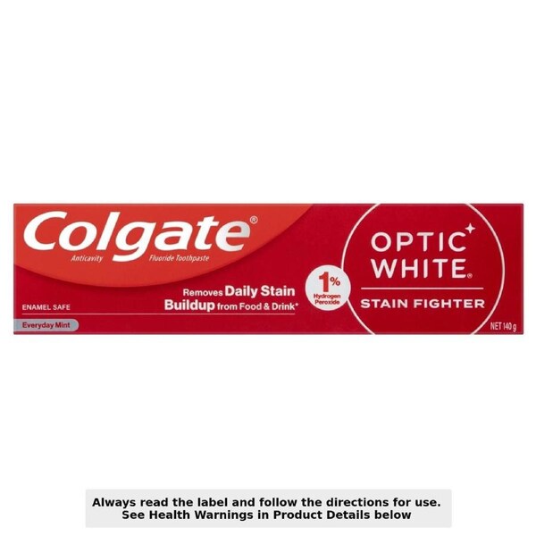 Colgate Optic White Sparkling White Toothpaste Mint 140g