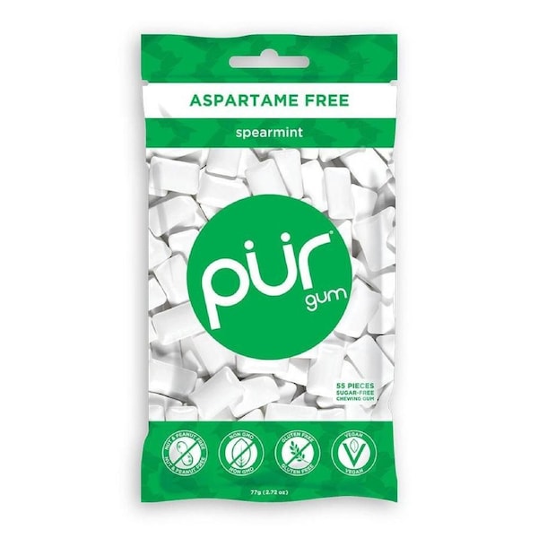 PUR Spearmint Gum Bag 77g