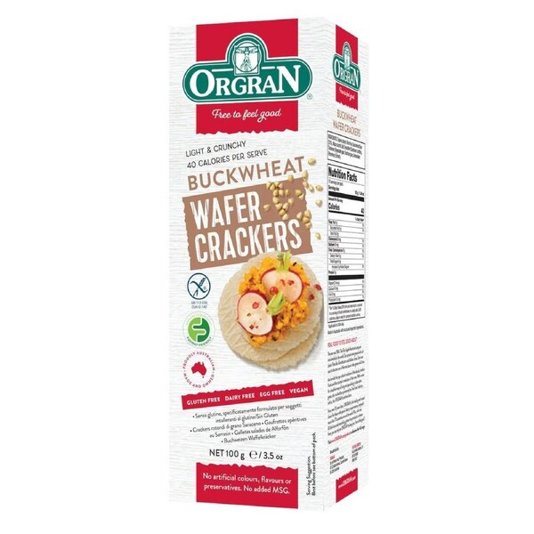 Orgran Buckwheat Wafer Crackers 100g