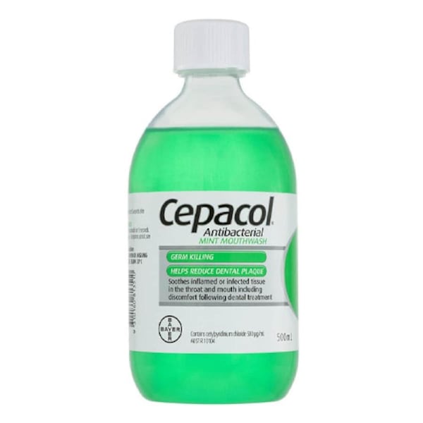 Cepacol Antibacterial Mouthwash Mint 500ml