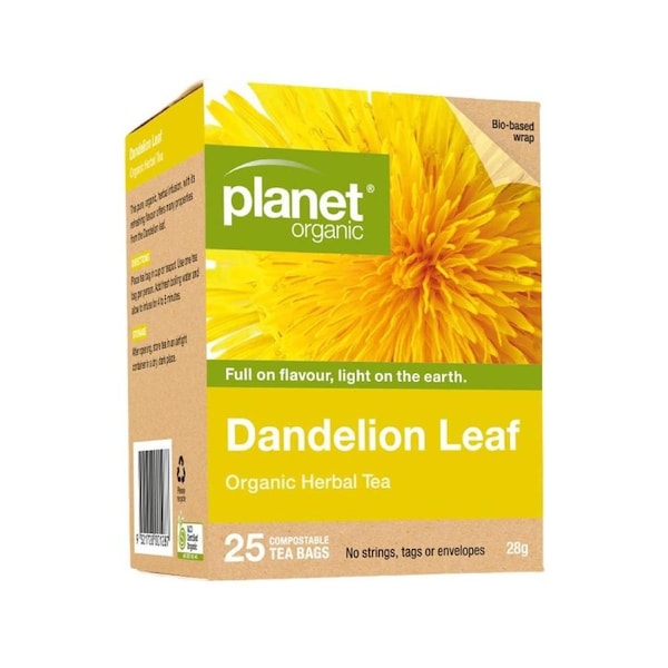 Planet Organic Dandelion Tea Bags 25 Pack