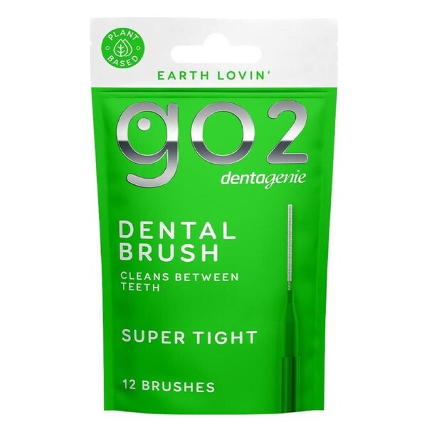 GO2 Dentagenie Interdental Brush Super Tight 12 Pack