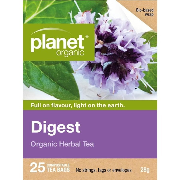 Planet Organic Digest Tea 25 Tea Bags