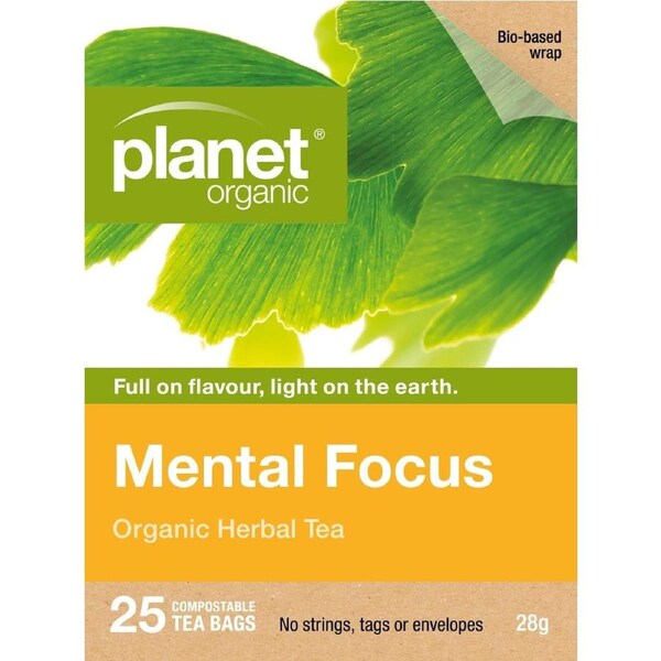 Planet Organic Mental Focus 25 Tea Bags