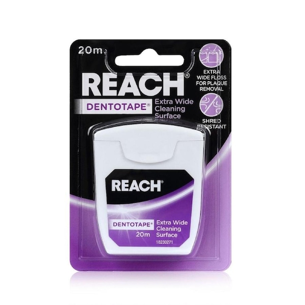 Reach Dentotape Wide Dental Floss Tape 20 Metres