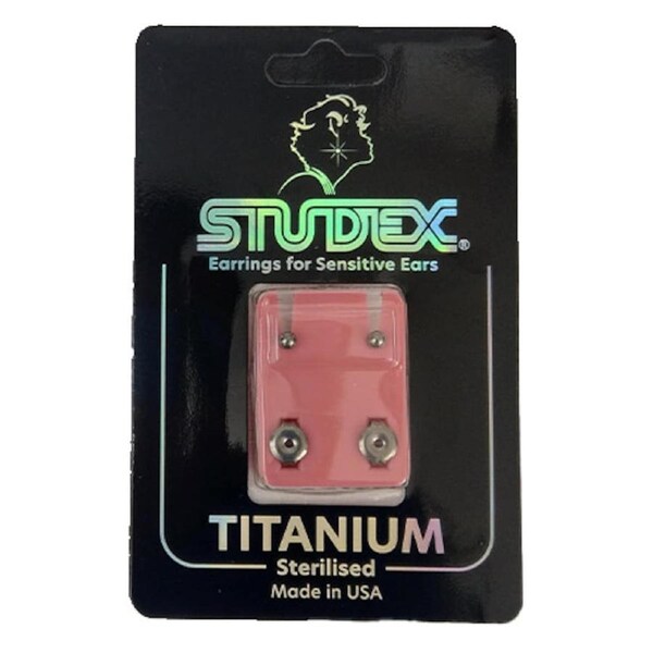 Studex Mini Traditional Stud Earring Titanium 1 Pair