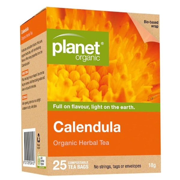 Planet Organic Calendula Herbal Tea Bags 25 Pack