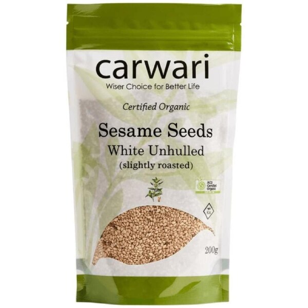 Carwari Organic Sesame Seeds Unhulled 200g