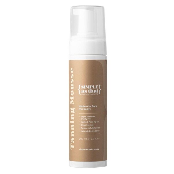 Simple As That Self Tanning Mousse Medium-Dark 200ml