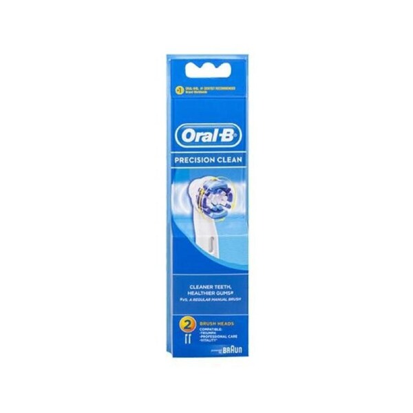 Oral B Precision Clean Replacement Toothbrush Heads 2 Pack