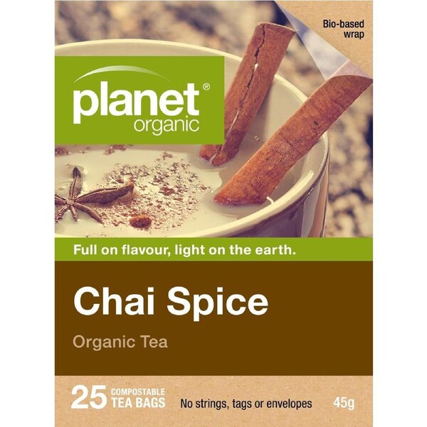 Planet Organic Chai Spice 25 Tea Bags