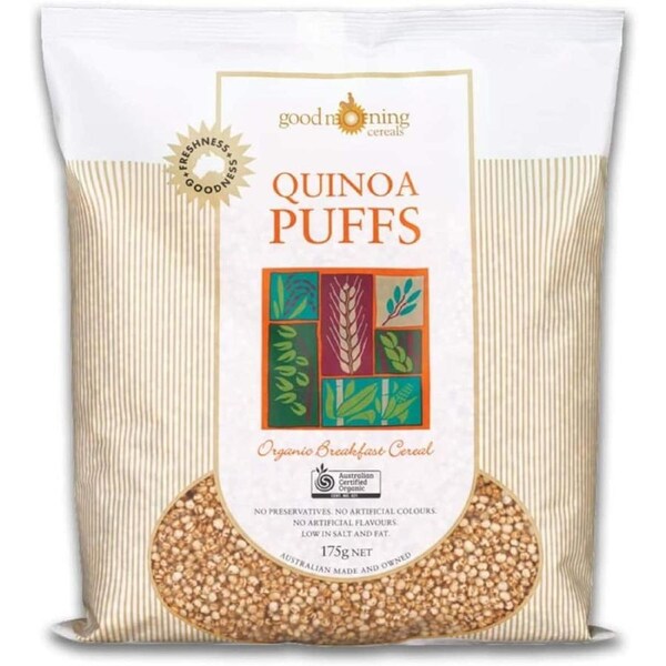 Good Morning Cereals Organic Quinoa Puffs 175g