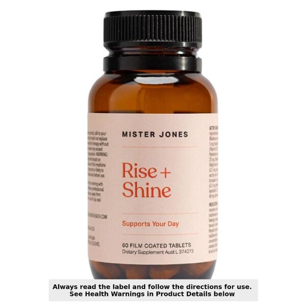 Mister Jones Rise + Shine 60 Tablets