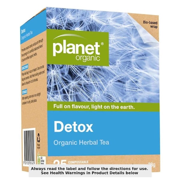 Planet Organic Detox Herbal Tea 25 Tea Bags