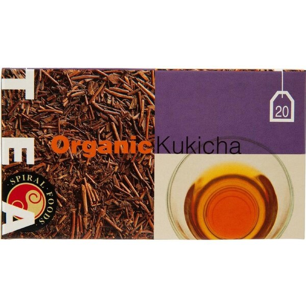 Spiral Organic Kukicha Tea bags 20 Tea Bags