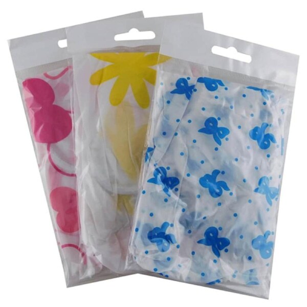 Tender Plastic Shower Cap 1 Pack Assorted Colours