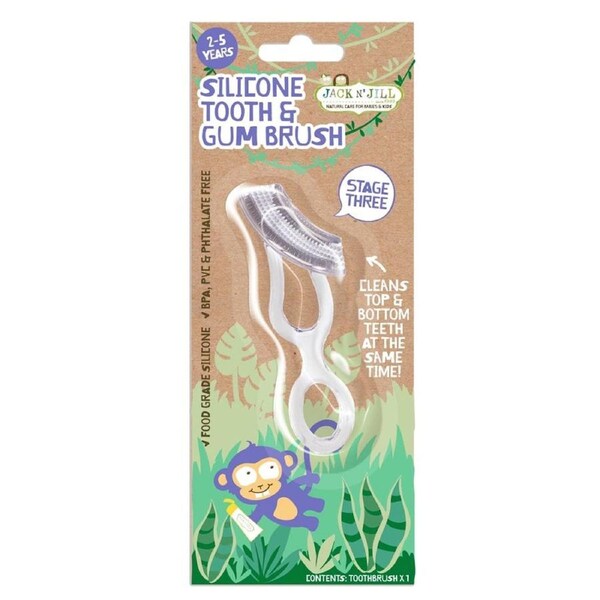 Jack n Jill Stage 3 Silicone Tooth & Gum Brush 1 Pack