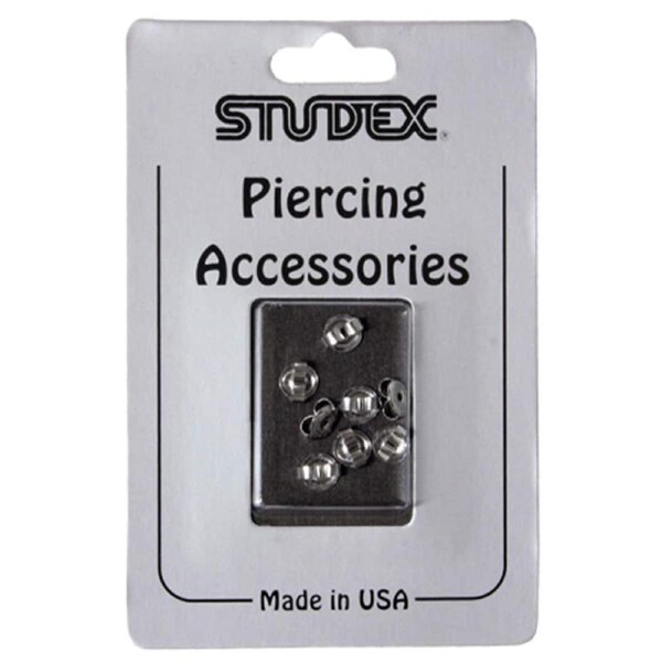 Studex Butterfly Clutch Silver 8 Pack