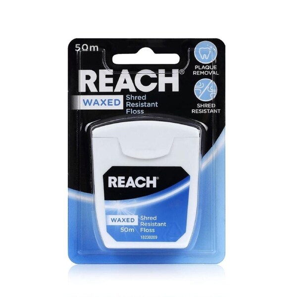 Reach Waxed Shred Resistant Dental Floss 50m
