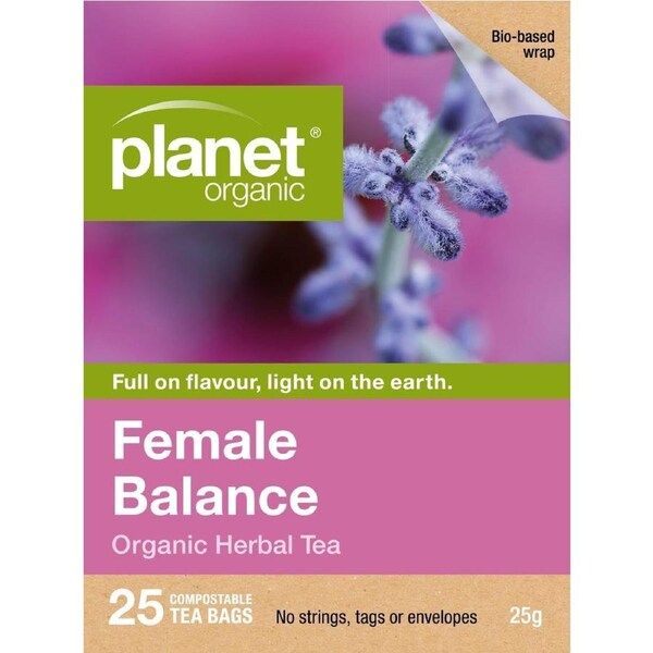 Planet Organic Female Balance 25 Tea Bags