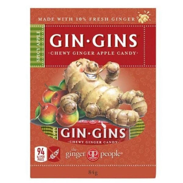 The Ginger People Gin Gins Spicy Apple Ginger Chews 84g