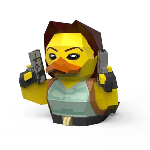 Tubbz Tomb Raider Classic Lara Croft Boxed Edition Cosplaying Duck Figure