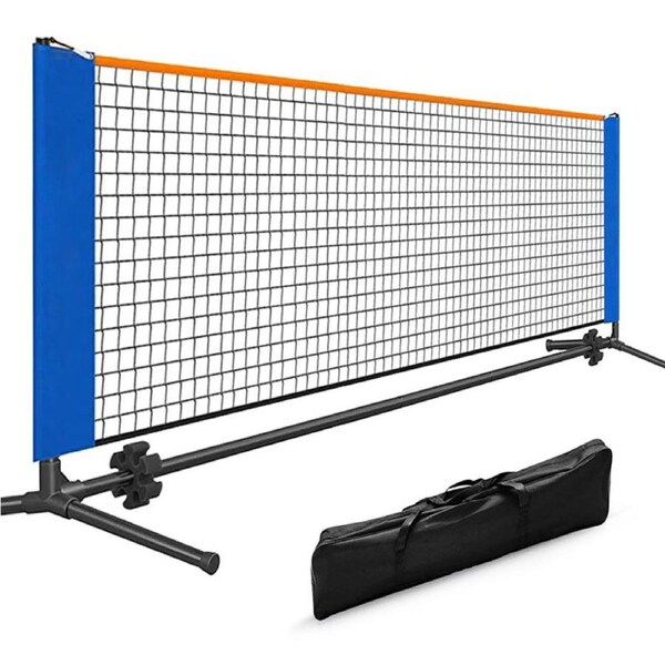 Nevenka 10FT Mini Portable Pickleball Net with Carrying Bag Practice Net for Driveway Backyard Home Small Pickle Ball Equipment