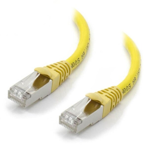 Alogic 0.5M Yellow 10G Shielded Cat6A Lszh Network Cable C6A-0.5-Yellow-Sh