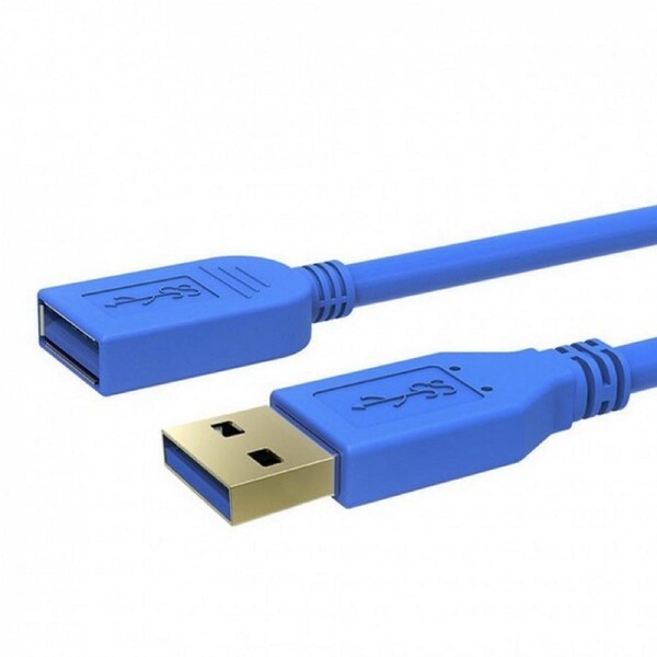Simplecom 1.5M 5Ft Usb 3.0 Superspeed Extension Cable Insulation Protected Gold