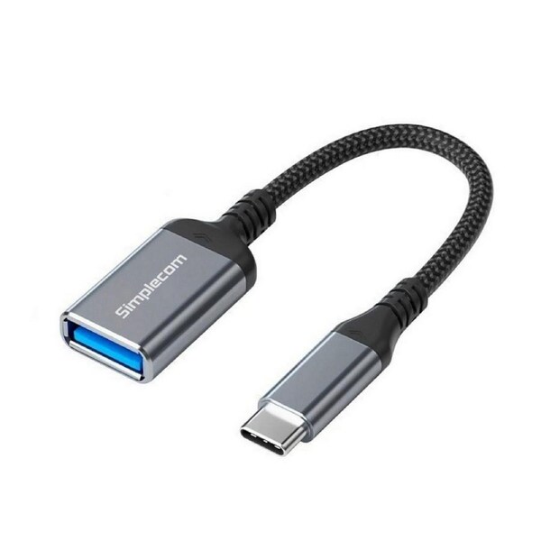 Simplecom 15Cm Usb-C Male To Usb-A Female Usb 3.0 Otg Adapter Cable