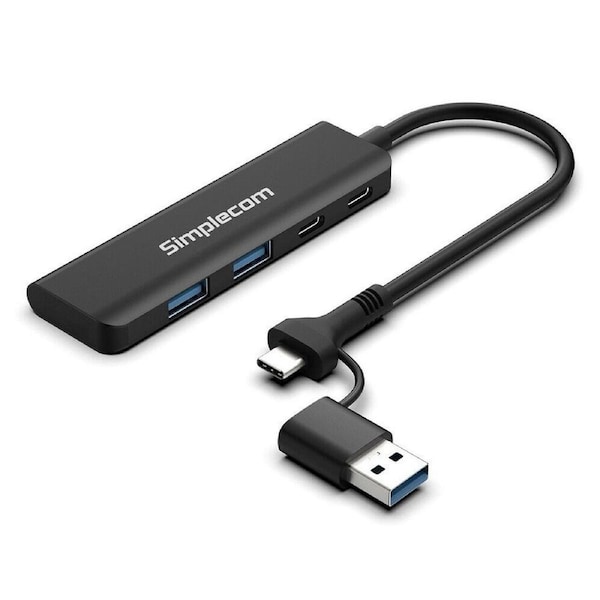 Simplecom Ch385 Superspeed Usb-A And Usb-C 4-Port Combo Hub
