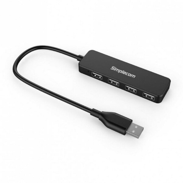 Simplecom Hi-Speed 4 Port Ultra Compact Usb 2.0 Compact Hub