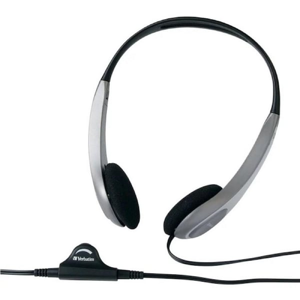 Verbatim Multimedia Headset With Volume Control Headphone Ideal For Office