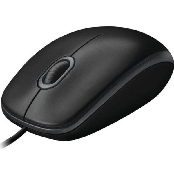 Logitech B100 Optical Usb Mouse 800Dpi For Pc Laptop Mac Tux Full Size Comfort
