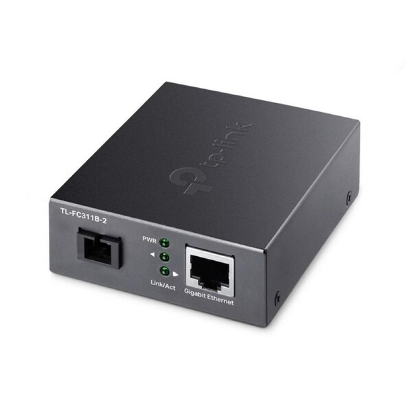Tp-Link Tl-Fc311B-2 Gigabit Wdm Media Converter - Ieee 802.3U 1550Nm 2Km