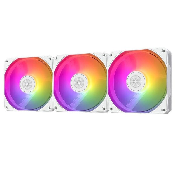 Silverstone Air Nexus 120 Argb 120Mm Fan - White (3-Pack) Sst-An120W-Argb-3Pk