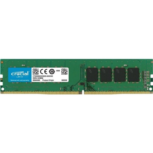 Crucial 32Gb (1X32Gb) Ddr4 Udimm 3200Mhz Cl22 Dual Ranked Desktop Pc Memory R.Wp