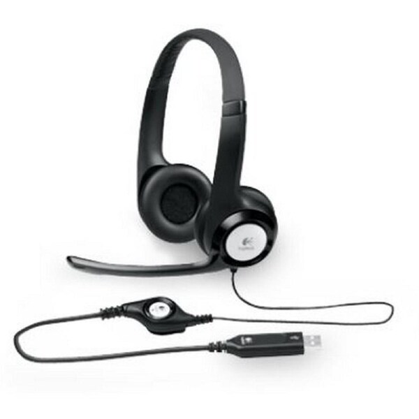 Logitech H390 Usb Headset Adjustable,Usb,2 Years Noise Cancelling Micophone