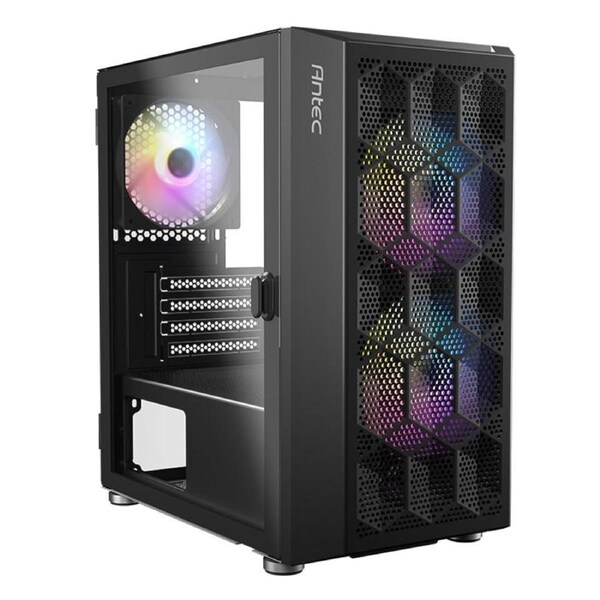 Antec Nx200M Rgb Mid Tower Gaming Case, Large Mesh Front Micro-Atx Mini Tower