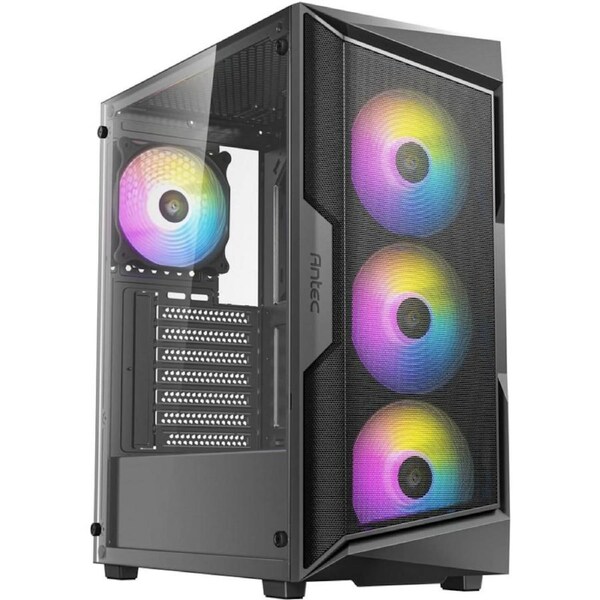 Antec Ax61 Elite High Airflow Gaming Case, Stylish Mesh, 4X Argb 120Mm Fans I...