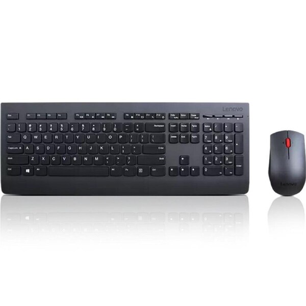 Lenovo Professional Wireless Keyboard & Mouse Combo Stylish Full-Size