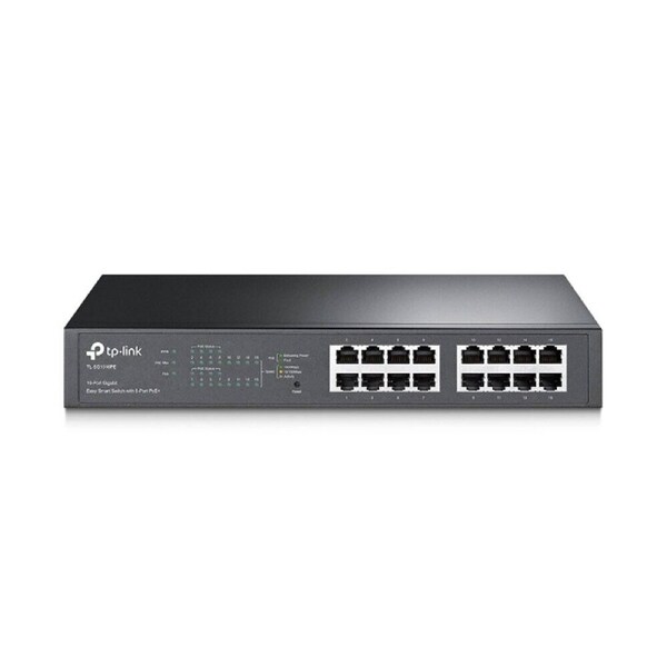 Tp-Link 16-Port Gigabit Poe+ Easy Smart Managed Switch Tl-Sg1016Pe