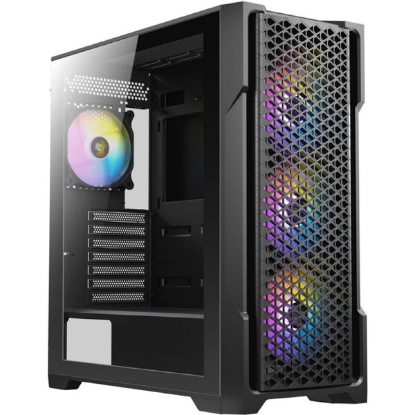Antec Ax90 Mid-Tower Mesh Tempered Glass Gaming Case, 4X Argb 12Cm Fans Included
