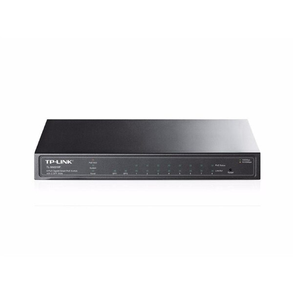 Tp-Link Tl-Sg2210P 8 Port Gigabit Managed Ethernet Network Desktop Switch Poe