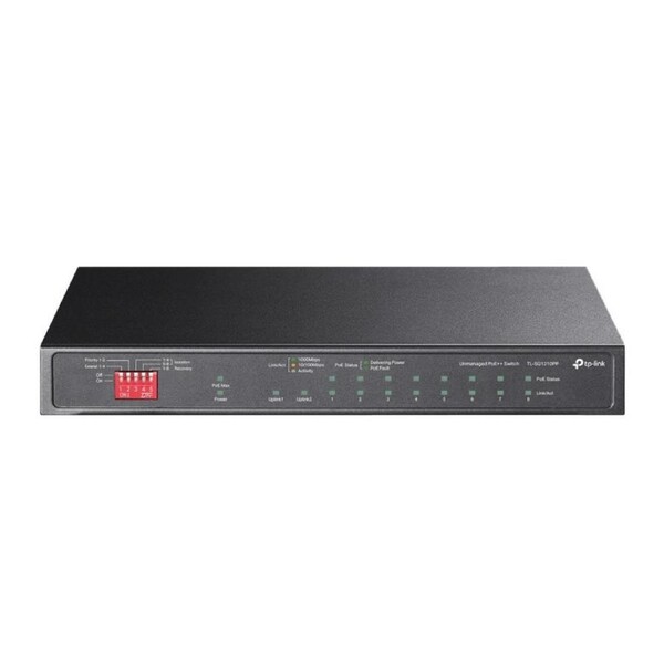 Tp-Link Tl-Sg1210Pp 10-Port Gigabit Desktop Switch With 6-Port Poe+ 2-Port Poe++