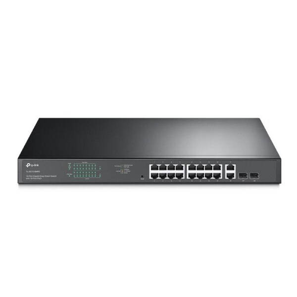 Tp-Link 16-Port Gigabit Easy Smart Poe+ Switch With 2 Sfp Slots
