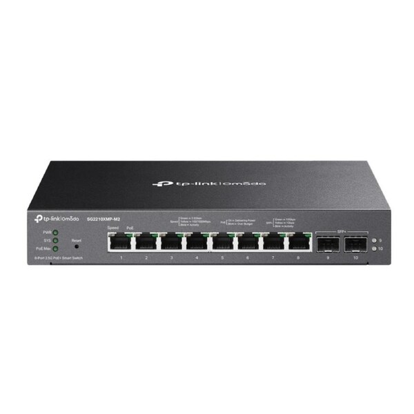 Tp-Link Omada 8-Port 2.5Gbase-T And 2-Port 10Ge Sfp+ Smart Switch 8-Port Poe+