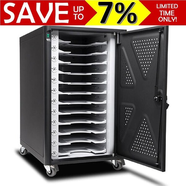 Kensington Cabinet Charging Station Laptop Notebooks School Office Ac12