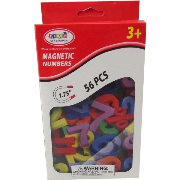 First Classroom - Magnetic Numbers 56pc