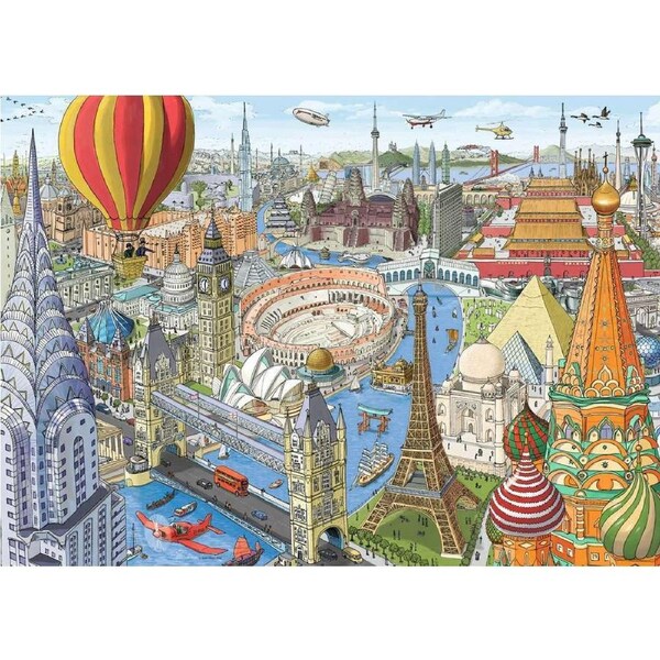 Ravensburger - Around the World in 80 Days Puzzle 1000pc